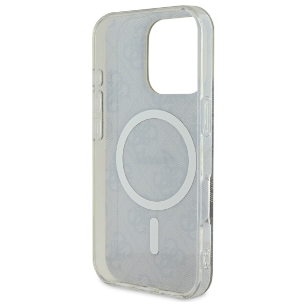 iTok webáruház - Guess Guess IML 4G MagSafe tok iPhone 16 Pro készülékhez (barna) 6 Guess IML 4G MagSafe case for iPhone 16 Pro (barna)