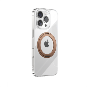 Joyroom JR-16JL6 iPhone 16 Pro ultravékony MagSafe tok 360°-os gyűrűs állvánnyal (arany)