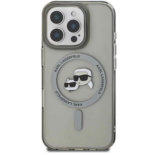 iTok webáruház - Karl Lagerfeld Karl Lagerfeld IML Metal Karl&Choupette Head MagSafe tok iPhone 16 Pro készülékhez (fekete) 3 Karl Lagerfeld IML Metal Karl&Choupette Head MagSafe Case for iPhone 16 Pro (fekete)
