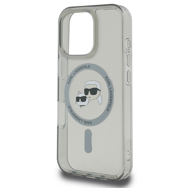 iTok webáruház - Karl Lagerfeld Karl Lagerfeld IML Metal Karl&Choupette Head MagSafe tok iPhone 16 Pro készülékhez (fekete) 6 Karl Lagerfeld IML Metal Karl&Choupette Head MagSafe Case for iPhone 16 Pro (fekete)