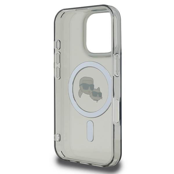iTok webáruház - Karl Lagerfeld Karl Lagerfeld IML Metal Karl&Choupette Head MagSafe tok iPhone 16 Pro készülékhez (fekete) 7 Karl Lagerfeld IML Metal Karl&Choupette Head MagSafe Case for iPhone 16 Pro (fekete)