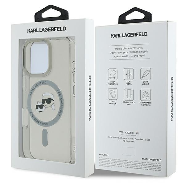 iTok webáruház - Karl Lagerfeld Karl Lagerfeld IML Metal Karl&Choupette Head MagSafe tok iPhone 16 Pro készülékhez (fekete) 8 Karl Lagerfeld IML Metal Karl&Choupette Head MagSafe Case for iPhone 16 Pro (fekete)