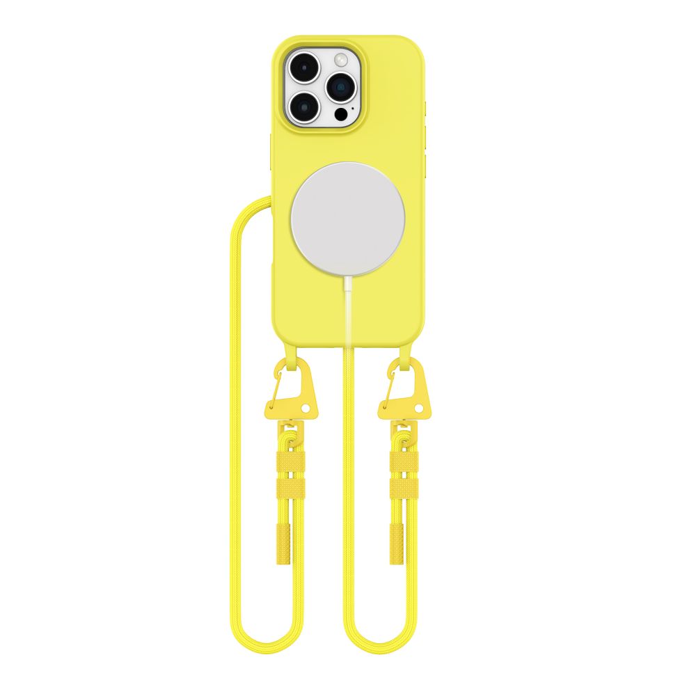 iTok webáruház - Tech-Protect Tech-Protect Magnecklace MagSafe tok iPhone 16 Pro készülékhez (sárga) 1 Tech-Protect Magnecklace MagSafe Case for iPhone 16 Pro (sárga)