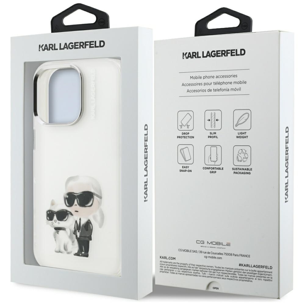 iTok webáruház - Karl Lagerfeld Karl Lagerfeld IML Aquarelle Karl & Choupette & Logo iPhone 16 Pro tok (fehér) 8 Karl Lagerfeld IML Aquarelle Karl & Choupette & Logo iPhone 16 Pro Case (fehér)