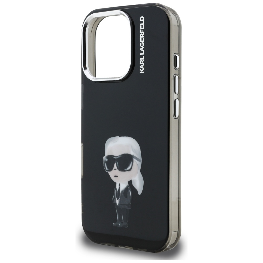 iTok webáruház - Karl Lagerfeld Karl Lagerfeld IML Aquarelle Karl & Logo MagSafe tok iPhone 16 Pro készülékhez (fekete) 6 Karl Lagerfeld IML Aquarelle Karl & Logo MagSafe Case for iPhone 16 Pro (fekete)