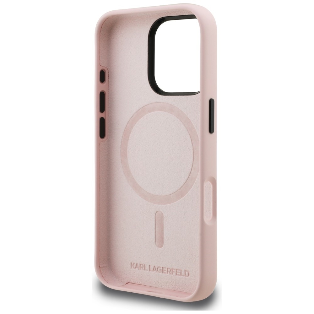 iTok webáruház - Karl Lagerfeld Karl Lagerfeld Silicone Karl Sketch MagSafe szilikon tok iPhone 16 Pro (rózsaszín) 7 Karl Lagerfeld Silicone Karl Sketch MagSafe Case for iPhone 16 Pro (rózsaszín)