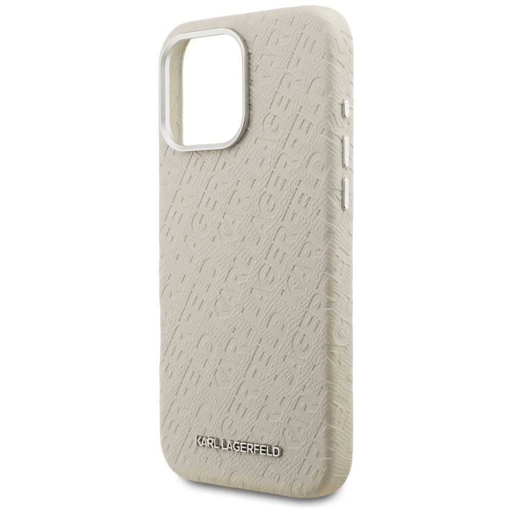 iTok webáruház - Karl Lagerfeld Karl Lagerfeld FW Stamped Karl MagSafe tok iPhone 16 Pro (bézs) 6 Karl Lagerfeld FW Stamped Karl MagSafe Case for iPhone 16 Pro (bézs)