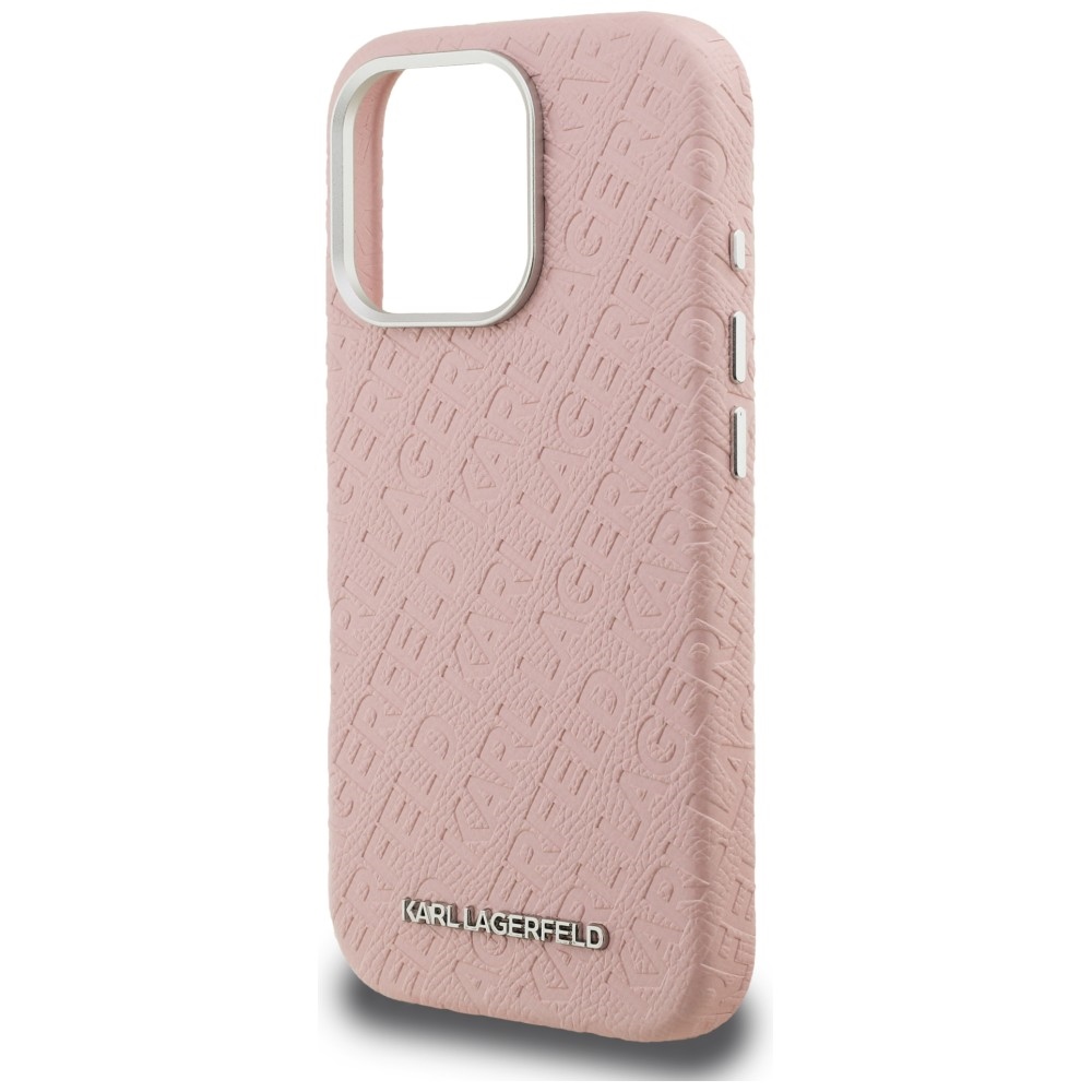 iTok webáruház - Karl Lagerfeld Karl Lagerfeld FW Stamped Karl MagSafe tok iPhone 16 Pro készülékhez (rózsaszín) 6 Karl Lagerfeld FW Stamped Karl MagSafe Case for iPhone 16 Pro (rózsaszín)