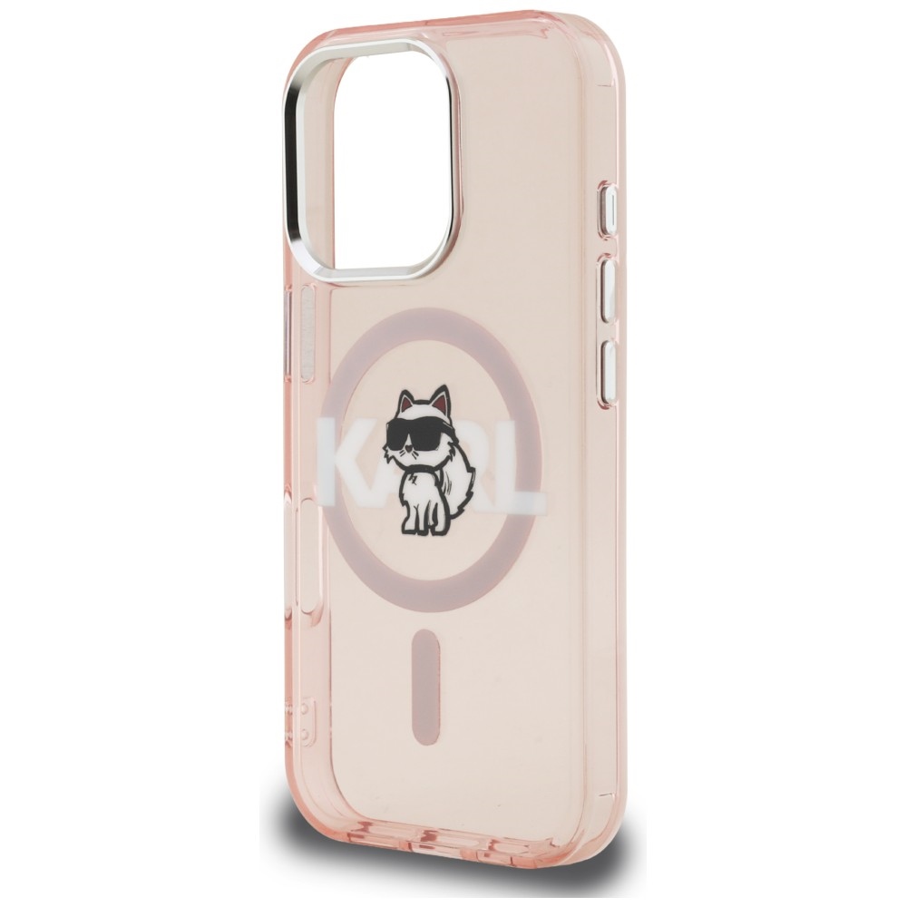 iTok webáruház - Karl Lagerfeld Karl Lagerfeld IML Choupette Sketch Logo MagSafe tok iPhone 16 Pro készülékhez (rózsaszín) 6 Karl Lagerfeld IML Choupette Sketch Logo MagSafe Case for iPhone 16 Pro (rózsaszín)