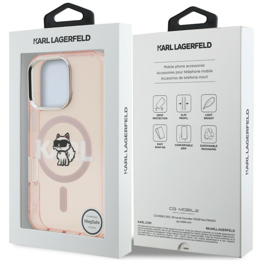 iTok webáruház - Karl Lagerfeld Karl Lagerfeld IML Choupette Sketch Logo MagSafe tok iPhone 16 Pro készülékhez (rózsaszín) 8 Karl Lagerfeld IML Choupette Sketch Logo MagSafe Case for iPhone 16 Pro (rózsaszín)