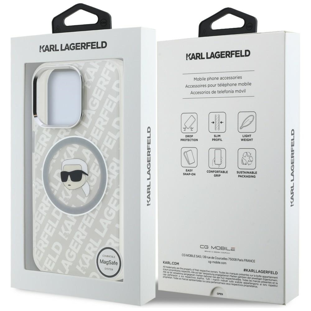 iTok webáruház - Karl Lagerfeld Karl Lagerfeld IML Karl Head Logo MagSafe tok iPhone 16 Pro készülékhez (szürke) 8 Karl Lagerfeld IML Karl Head Logo MagSafe Case for iPhone 16 Pro (szürke)