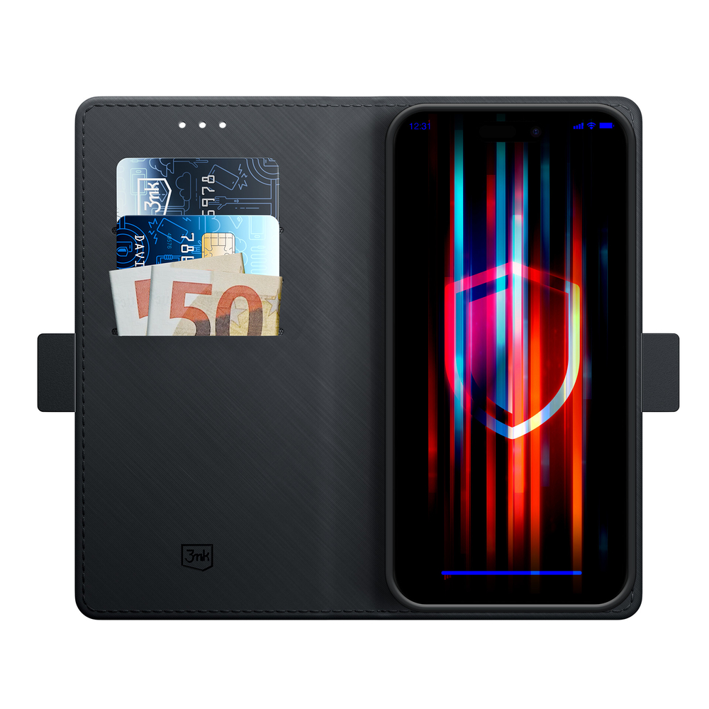 iTok webáruház - 3MK 3mk Wallet Case tok iPhone 17e / 16e (fekete) 2 3mk Wallet Case for iPhone 17e / 16e (fekete)