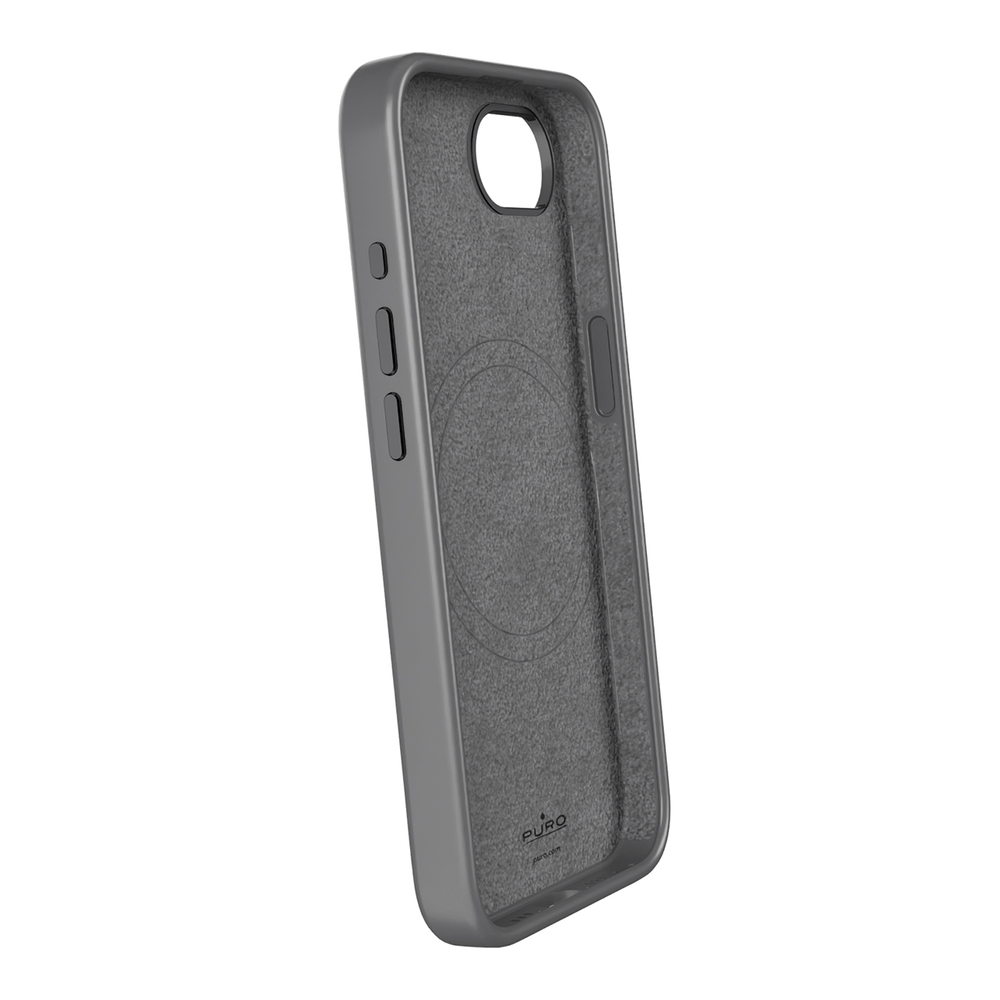 iTok webáruház - Puro Puro Icon Mag Pro MagSafe szilikon tok iPhone 16e/17e készülékhez (fekete) 2 Puro Icon Mag Pro MagSafe Silicone Case for iPhone 16e/17e (fekete)