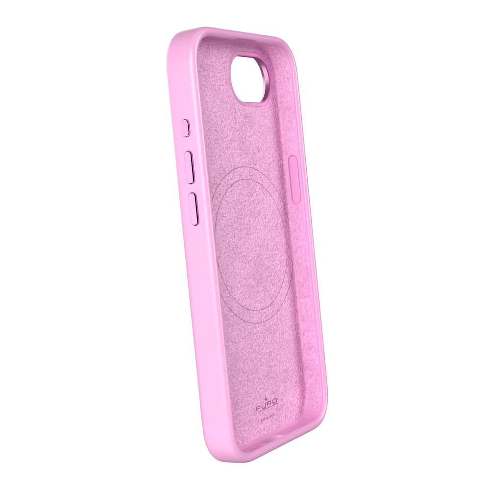 iTok webáruház - Puro Puro Icon Mag Pro MagSafe szilikon tok iPhone 16e/17e készülékhez (rózsaszín) 2 Puro Icon Mag Pro MagSafe Silicone Case for iPhone 16e/17e (rózsaszín)