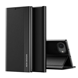 Sleep Case Pro tok iPhone 16e / 17e készülékhez, fedéllel és állvánnyal (fekete)