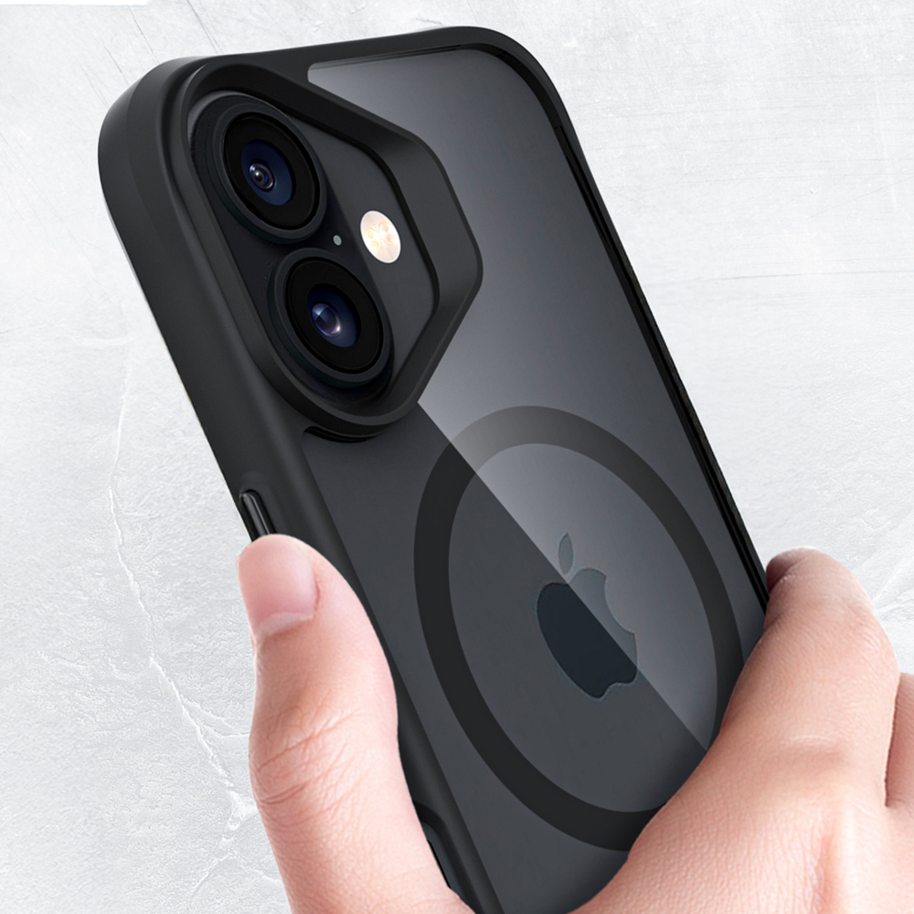 iTok webáruház - 3MK 3mk Satin Armor MagCase tok iPhone 17-hez (fekete) 2 3mk Satin Armor MagCase for iPhone 17 (fekete)