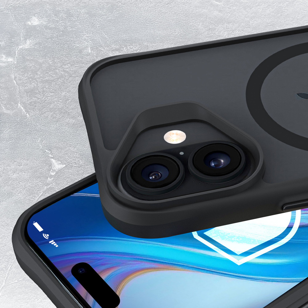 iTok webáruház - 3MK 3mk Satin Armor MagCase tok iPhone 17-hez (fekete) 8 3mk Satin Armor MagCase for iPhone 17 (fekete)