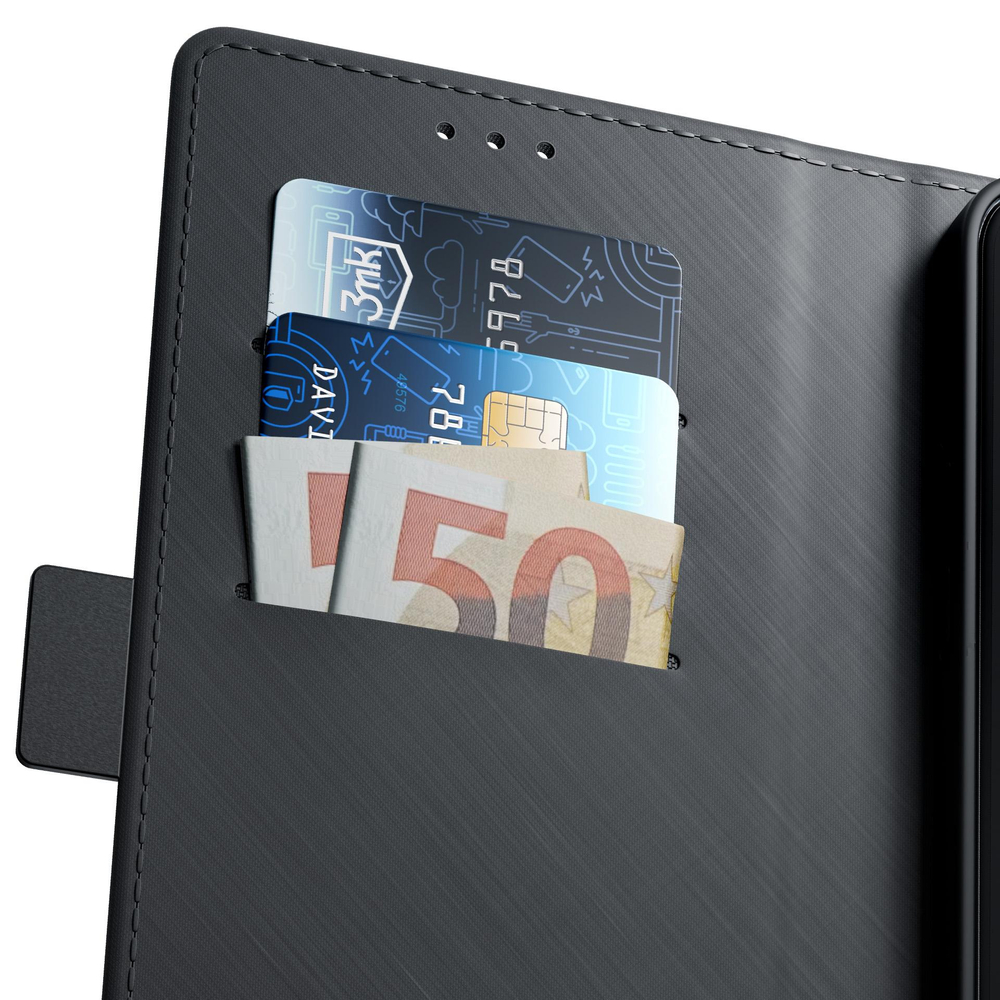iTok webáruház - 3MK 3mk Wallet tok iPhone 17 készülékhez (fekete) 7 3mk Wallet Case for iPhone 17 (fekete)