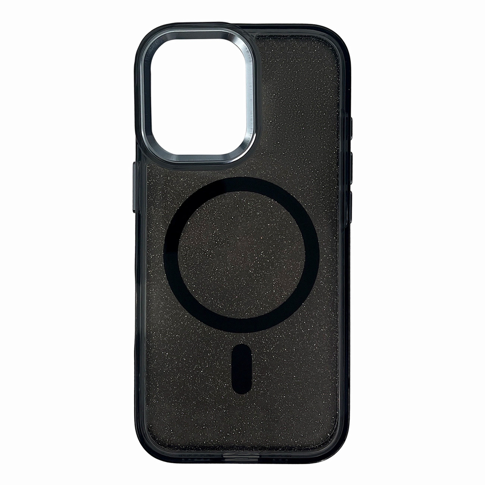 iTok webáruház - Hurtel Glitter Case MagSafe iPhone 17 tok (fekete) 1 Glitter Case MagSafe Compatible for iPhone 17 (fekete)
