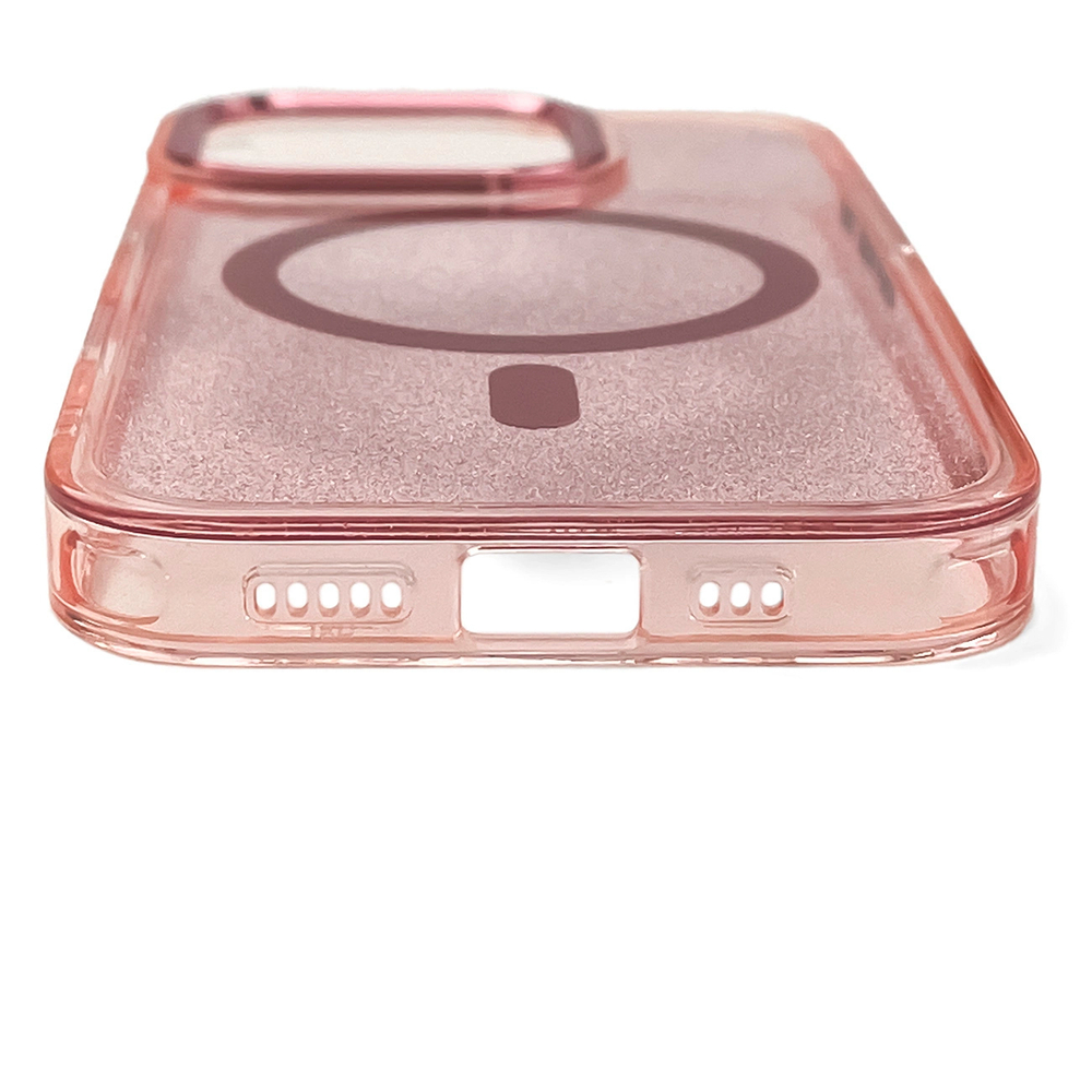 iTok webáruház - Hurtel Glitter Case MagSafe tok iPhone 17 (rózsaszín) 4 Glitter Case MagSafe Compatible for iPhone 17 (rózsaszín)