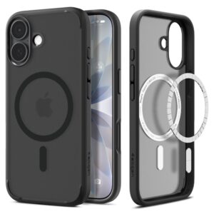Spigen Ultra Hybrid MagSafe tok iPhone 17-hez (fekete)