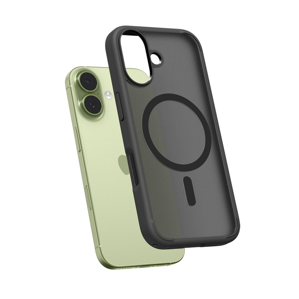 iTok webáruház - Spigen Spigen Ultra Hybrid MagSafe tok iPhone 17-hez (fekete) 5 Spigen Ultra Hybrid MagSafe Case for iPhone 17 (fekete)