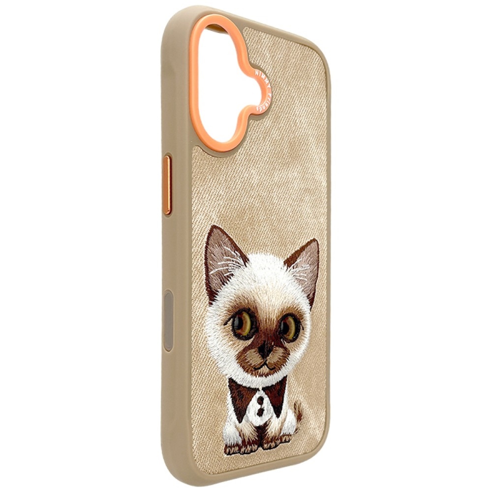 iTok webáruház - Hurtel Nimmy Big Eyed Pet 2.0 Cat tok iPhone 17 készülékhez (bézs) 3 Nimmy Big Eyed Pet 2.0 Cat case for iPhone 17 (bézs)