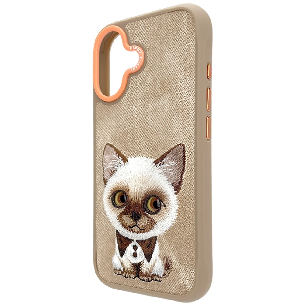 iTok webáruház - Hurtel Nimmy Big Eyed Pet 2.0 Cat tok iPhone 17 készülékhez (bézs) 4 Nimmy Big Eyed Pet 2.0 Cat case for iPhone 17 (bézs)