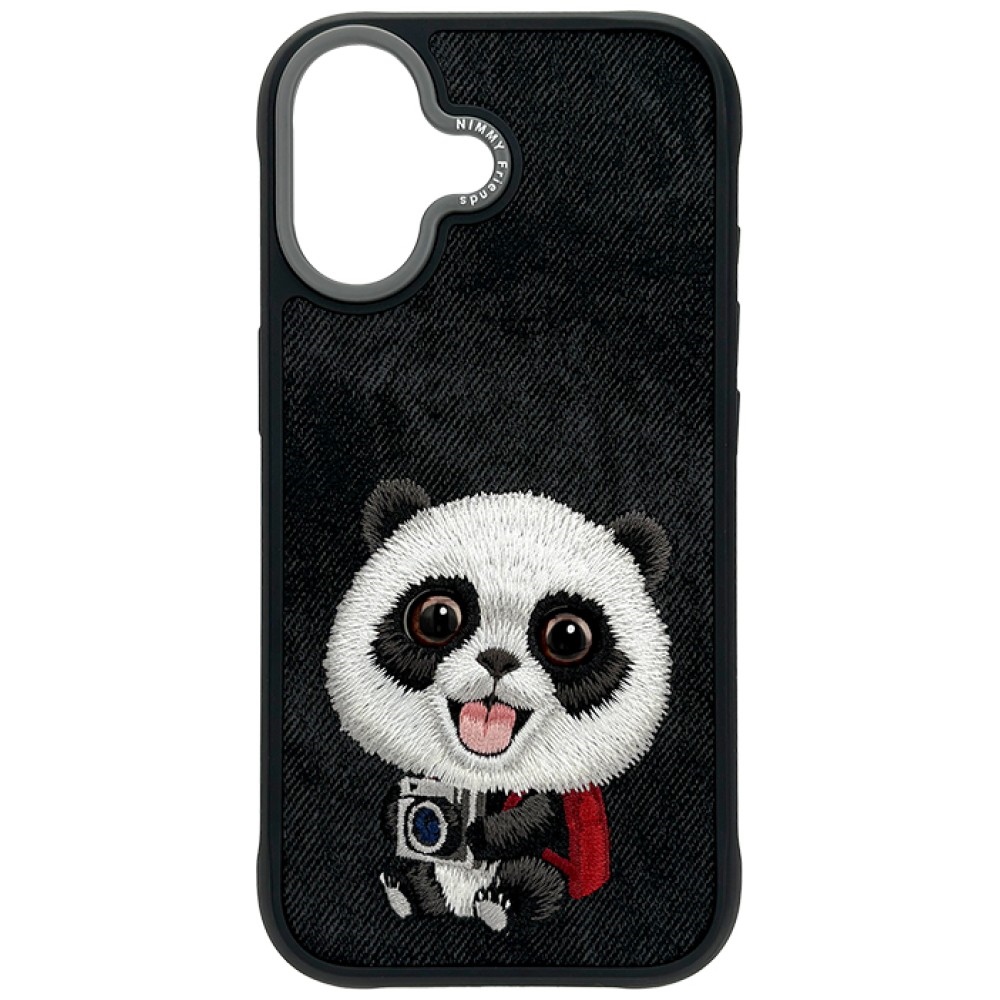 iTok webáruház - Hurtel Nimmy Big Eyed Pet 2.0 Panda tok iPhone 17 készülékhez (fekete) 1 Nimmy Big Eyed Pet 2.0 Panda case for iPhone 17 (fekete)