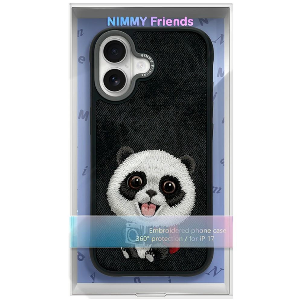 iTok webáruház - Hurtel Nimmy Big Eyed Pet 2.0 Panda tok iPhone 17 készülékhez (fekete) 7 Nimmy Big Eyed Pet 2.0 Panda case for iPhone 17 (fekete)