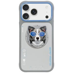 Nimmy Glasses Cool Dog MagSafe tok iPhone 17-hez (szürke)