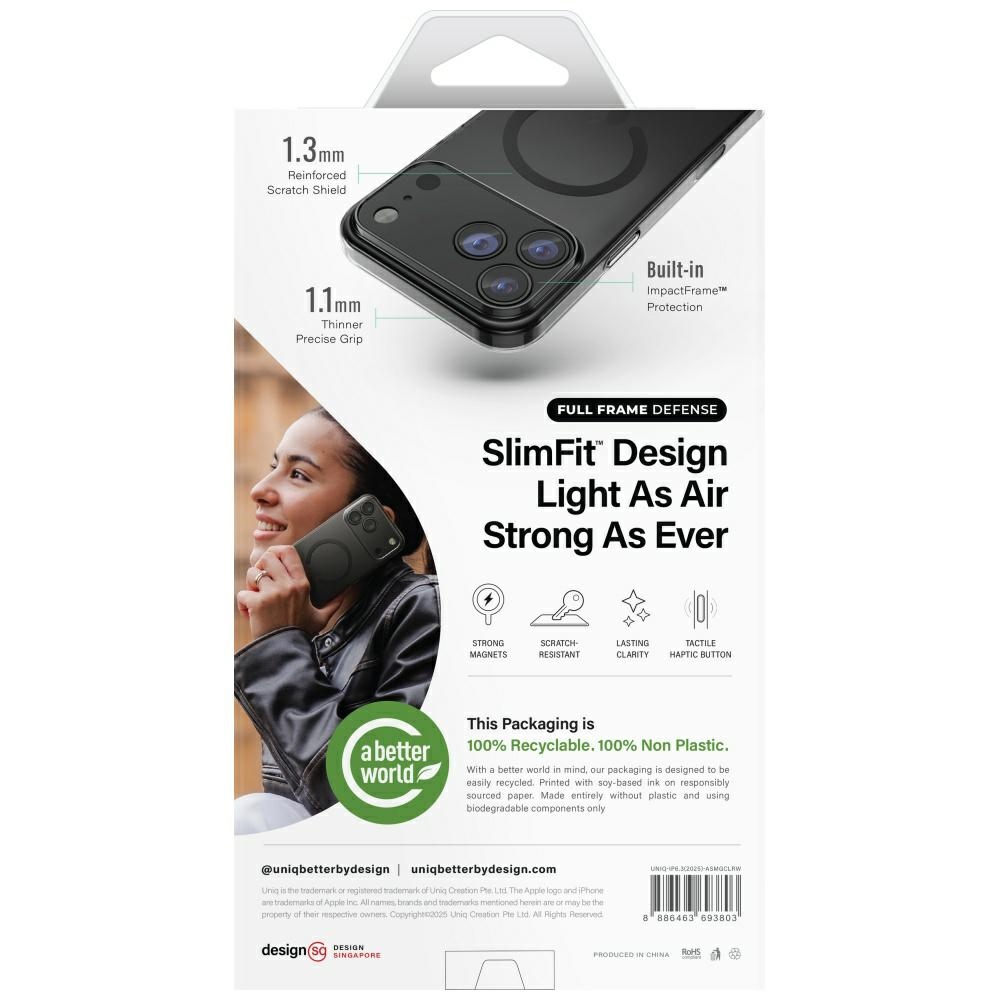 iTok webáruház - Uniq Uniq Airsuit Magclick töltőtok iPhone 17 készülékhez (átlátszó) 7 Uniq Airsuit iPhone 17 Magclick Charging Case (átlátszó)