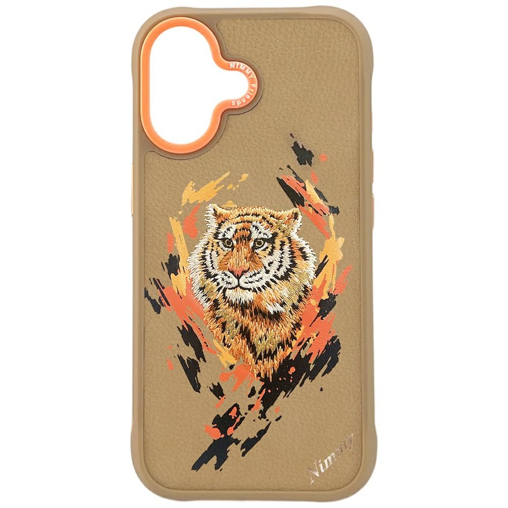 iTok webáruház - Hurtel Nimmy Tiger MagSafe tok iPhone 17 készülékhez (világosbarna) 1 Nimmy Tiger MagSafe case for iPhone 17 (világosbarna)