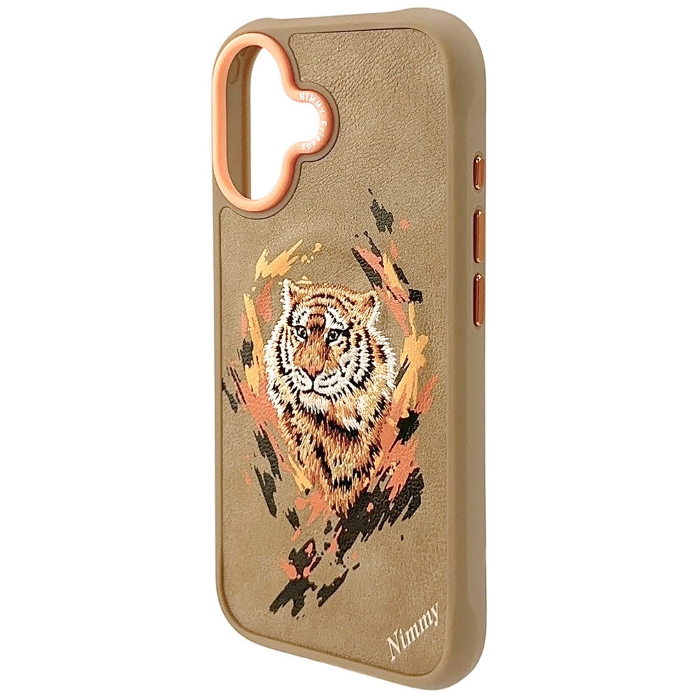 iTok webáruház - Hurtel Nimmy Tiger MagSafe tok iPhone 17 készülékhez (világosbarna) 3 Nimmy Tiger MagSafe case for iPhone 17 (világosbarna)