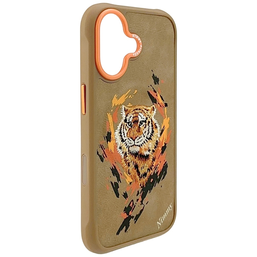 iTok webáruház - Hurtel Nimmy Tiger MagSafe tok iPhone 17 készülékhez (világosbarna) 5 Nimmy Tiger MagSafe case for iPhone 17 (világosbarna)