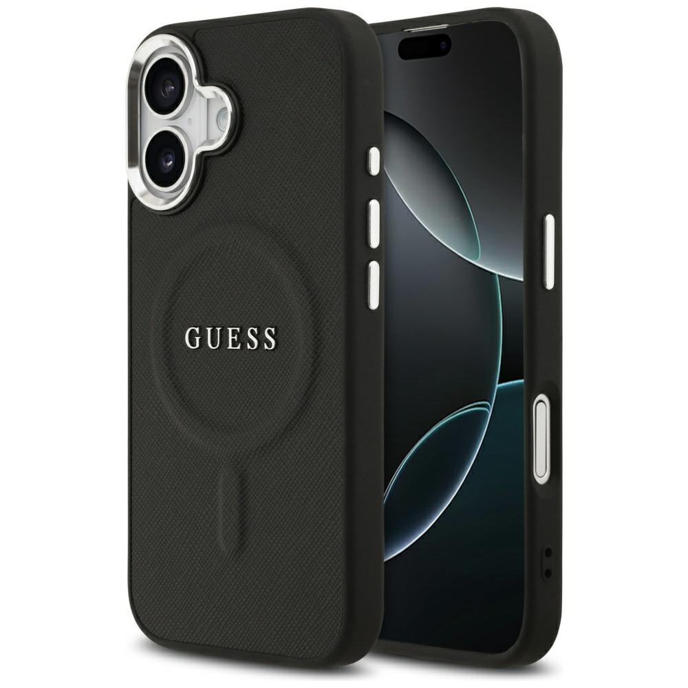 iTok webáruház - Guess Guess Classic Logo MagSafe tok iPhone 17 készülékhez (fekete) 1 Guess Classic Logo MagSafe Case for iPhone 17 (fekete)