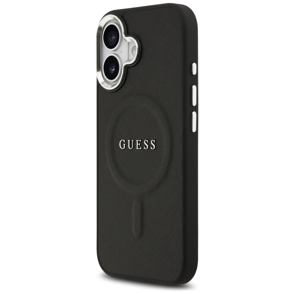 iTok webáruház - Guess Guess Classic Logo MagSafe tok iPhone 17 készülékhez (fekete) 2 Guess Classic Logo MagSafe Case for iPhone 17 (fekete)