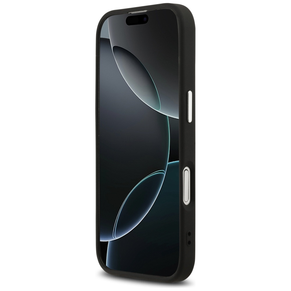 iTok webáruház - Guess Guess Classic Logo MagSafe tok iPhone 17 készülékhez (fekete) 5 Guess Classic Logo MagSafe Case for iPhone 17 (fekete)