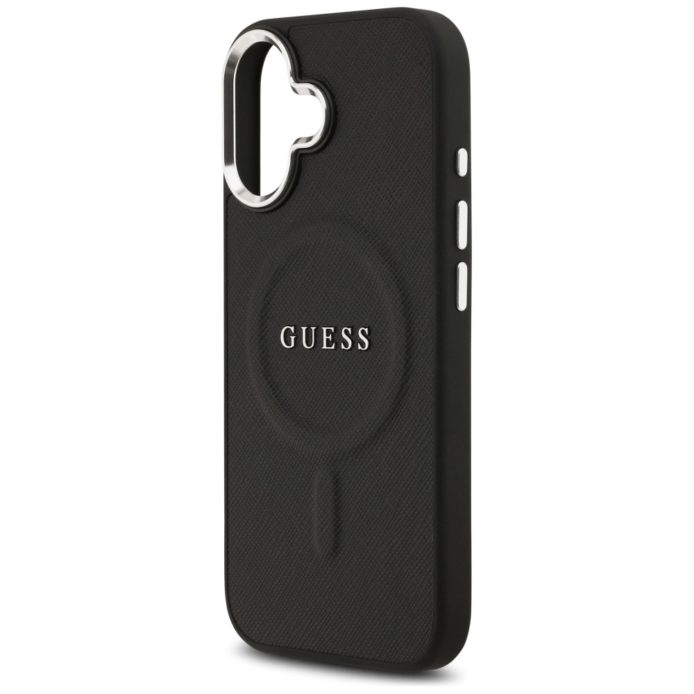 iTok webáruház - Guess Guess Classic Logo MagSafe tok iPhone 17 készülékhez (fekete) 6 Guess Classic Logo MagSafe Case for iPhone 17 (fekete)