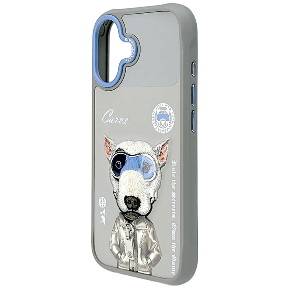 iTok webáruház - Hurtel Nimmy Cool&Cute 2.0 tok iPhone 17-hez (szürke) 5 Nimmy Cool&Cute 2.0 nag case for iPhone 17 (szürke)