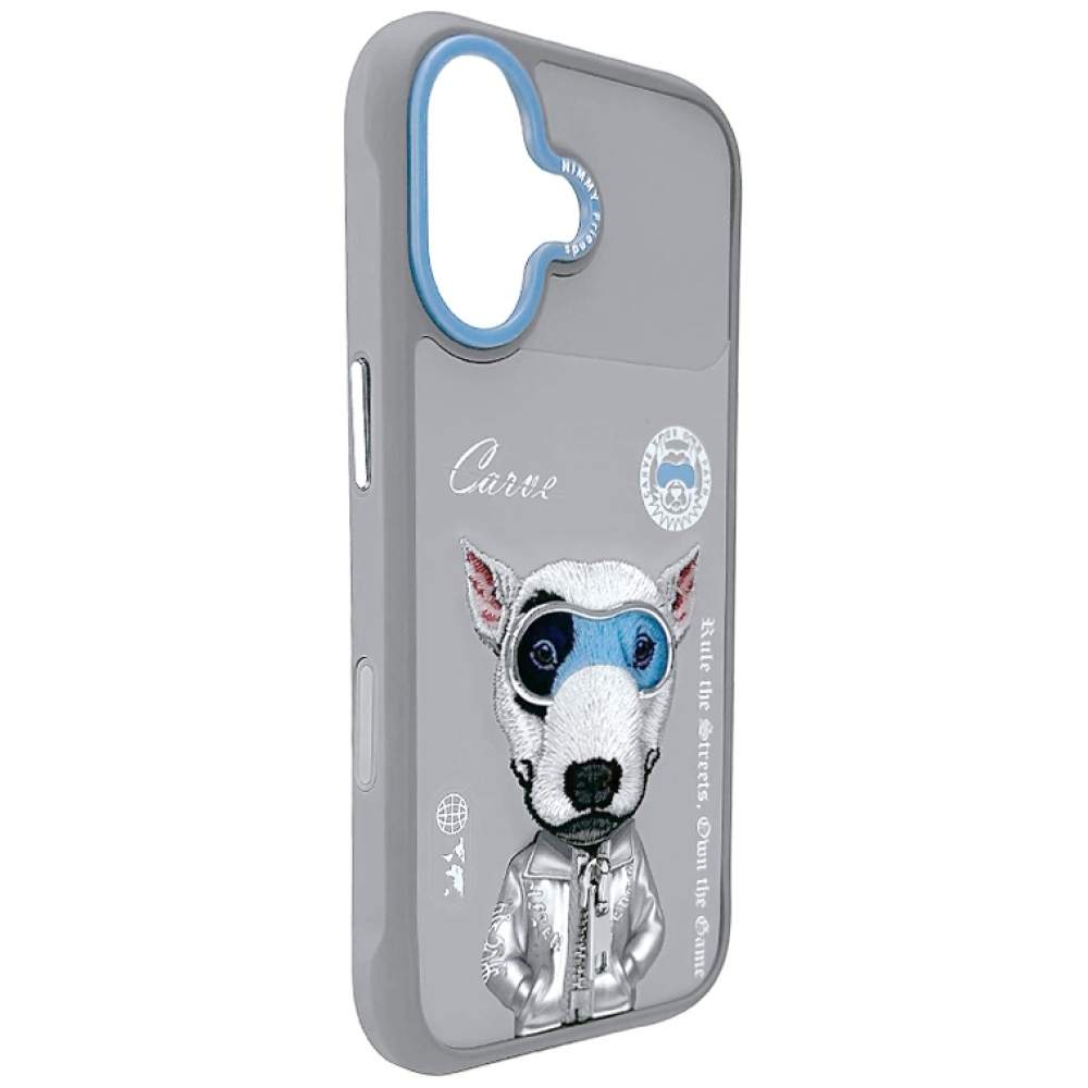iTok webáruház - Hurtel Nimmy Cool&Cute 2.0 tok iPhone 17-hez (szürke) 6 Nimmy Cool&Cute 2.0 nag case for iPhone 17 (szürke)