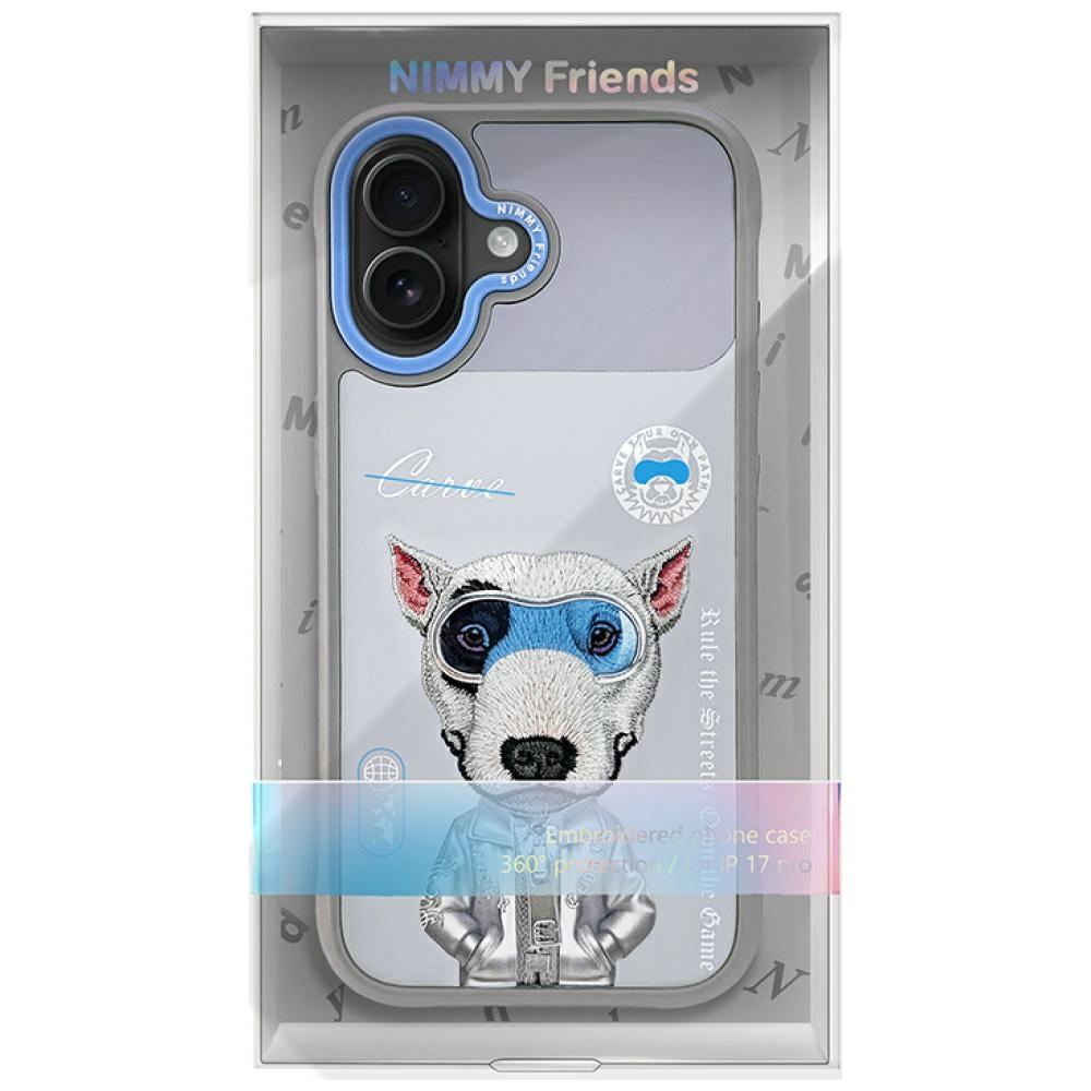 iTok webáruház - Hurtel Nimmy Cool&Cute 2.0 tok iPhone 17-hez (szürke) 7 Nimmy Cool&Cute 2.0 nag case for iPhone 17 (szürke)
