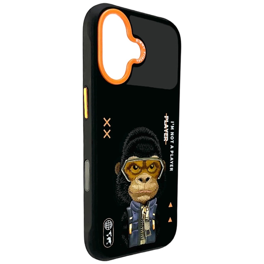 iTok webáruház - Hurtel Nimmy Cool&Cute 2.0 Gorilla tok iPhone 17-hez (fekete) 5 Nimmy Cool&Cute 2.0 Gorilla Case for iPhone 17 (fekete)