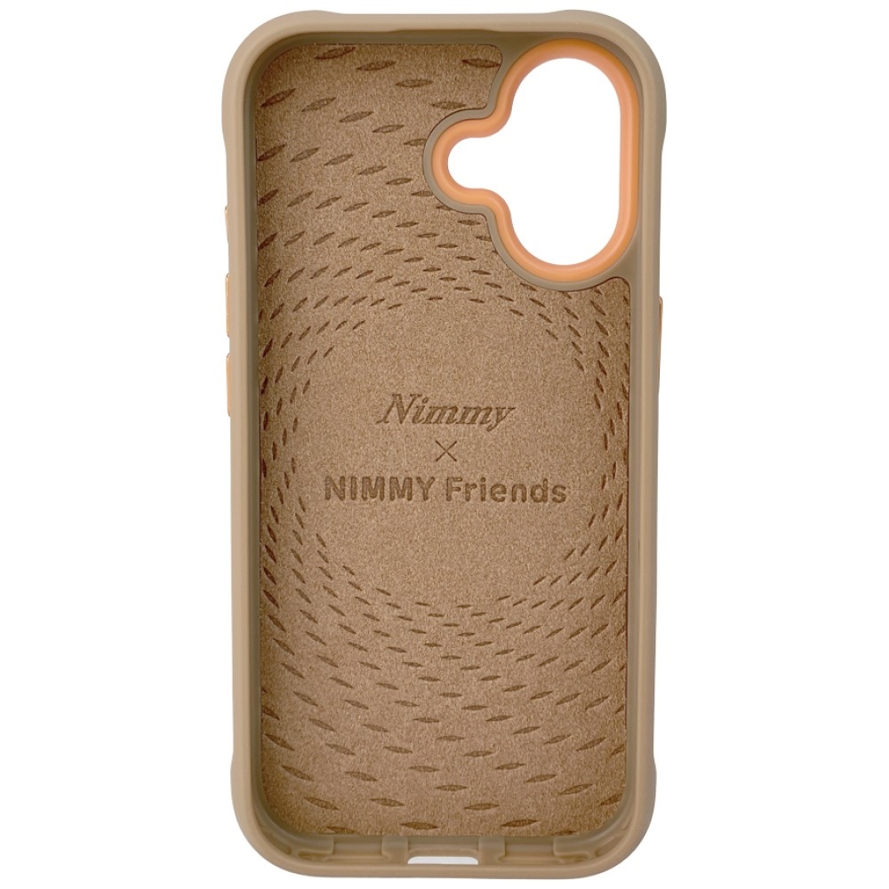 iTok webáruház - Hurtel Nimmy Glasses Cool nag iPhone 17 tok (bézs) 2 Nimmy Glasses Cool nag iPhone 17 Case (bézs)