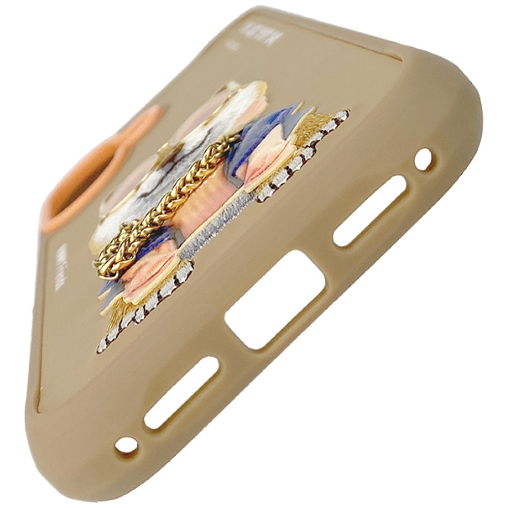 iTok webáruház - Hurtel Nimmy Glasses Cool nag iPhone 17 tok (bézs) 5 Nimmy Glasses Cool nag iPhone 17 Case (bézs)