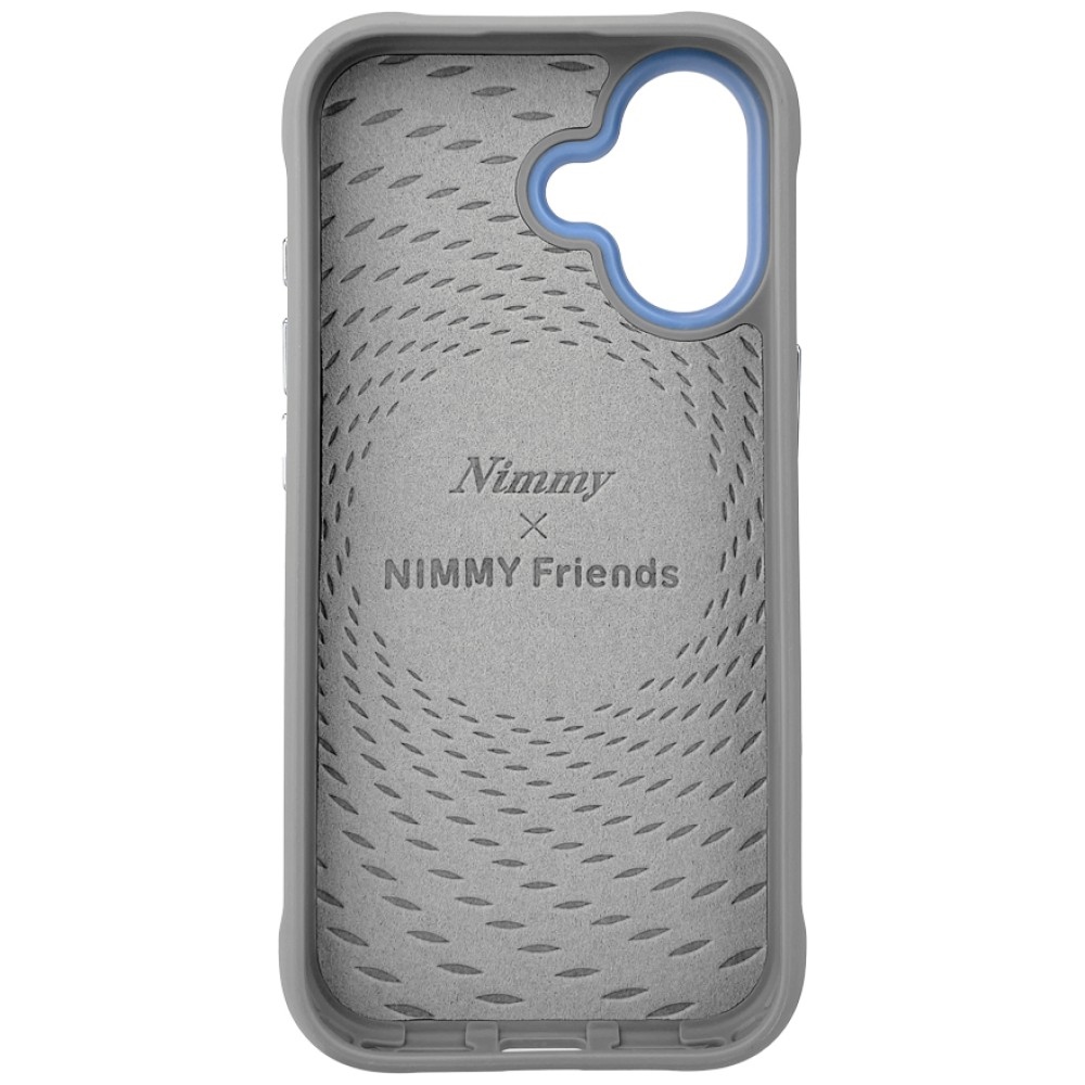 iTok webáruház - Hurtel Nimmy Glasses Cool nag iPhone 17 tok (szürke) 3 Nimmy Glasses Cool nag iPhone 17 Case (szürke)