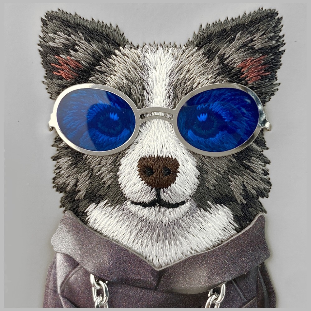 iTok webáruház - Hurtel Nimmy Glasses Cool nag iPhone 17 tok (szürke) 6 Nimmy Glasses Cool nag iPhone 17 Case (szürke)