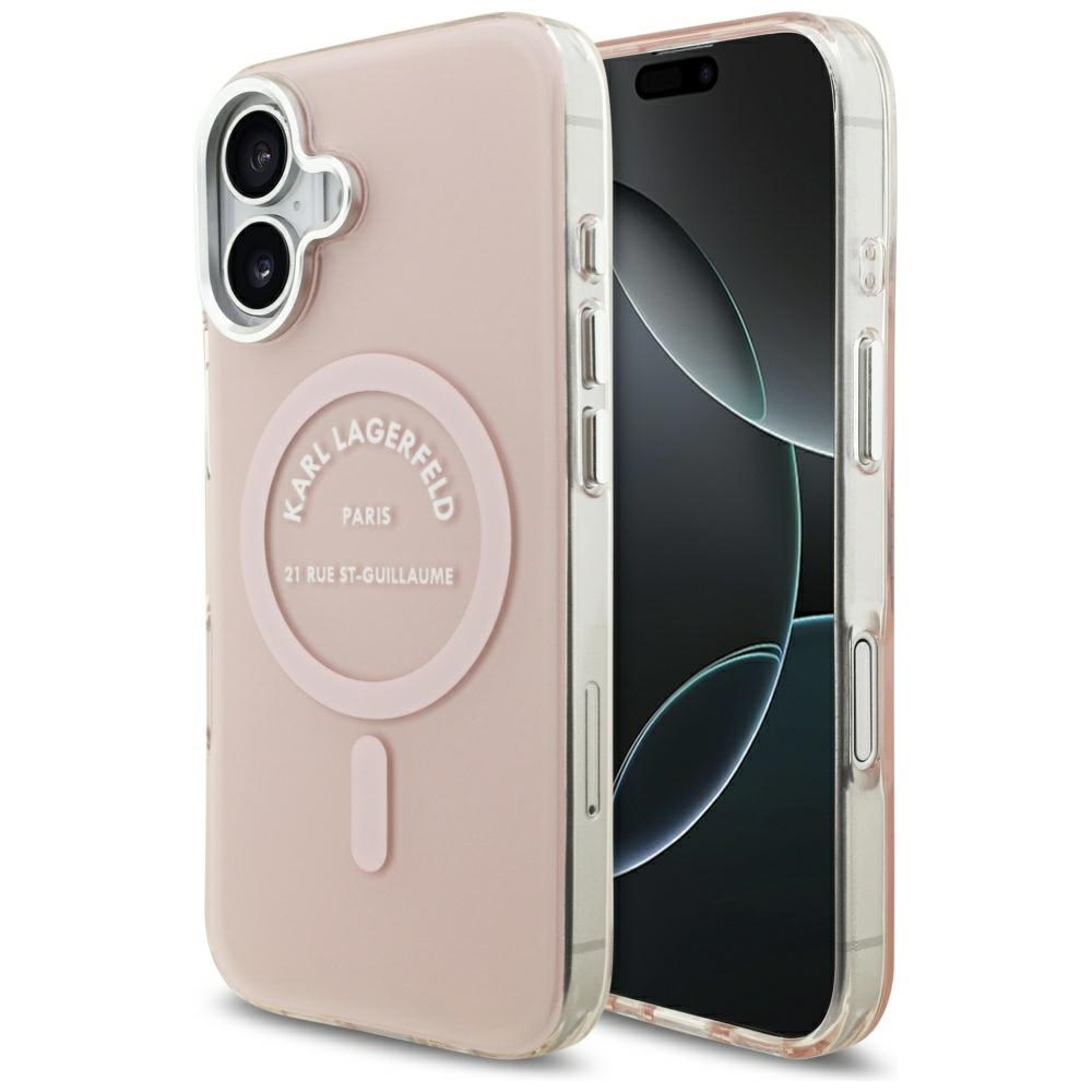 iTok webáruház - Karl Lagerfeld Karl Lagerfeld IML Karl RSG Logo MagSafe tok iPhone 17 készülékhez (rózsaszín) 1 Karl Lagerfeld IML Karl RSG Logo MagSafe Case for iPhone 17 (rózsaszín)