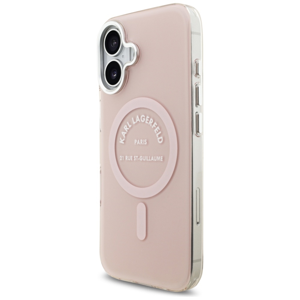 iTok webáruház - Karl Lagerfeld Karl Lagerfeld IML Karl RSG Logo MagSafe tok iPhone 17 készülékhez (rózsaszín) 2 Karl Lagerfeld IML Karl RSG Logo MagSafe Case for iPhone 17 (rózsaszín)