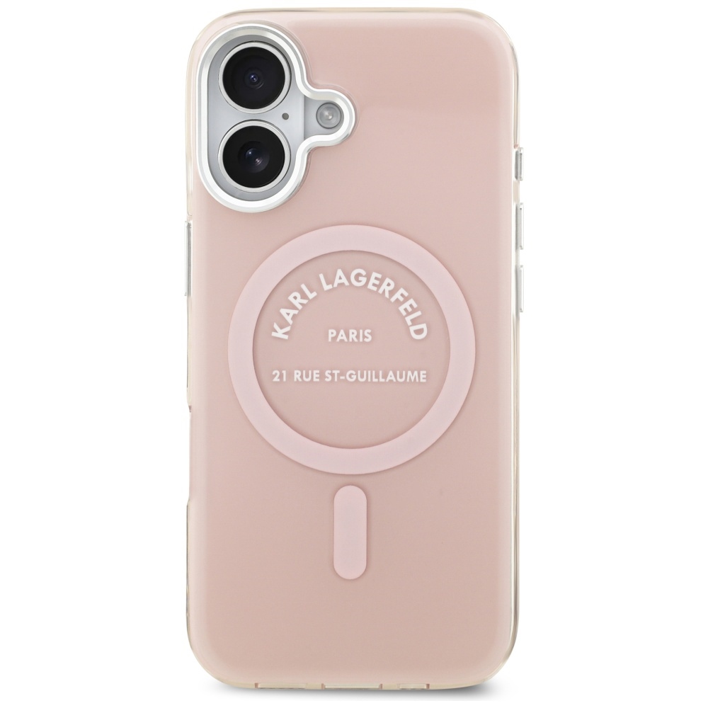 iTok webáruház - Karl Lagerfeld Karl Lagerfeld IML Karl RSG Logo MagSafe tok iPhone 17 készülékhez (rózsaszín) 3 Karl Lagerfeld IML Karl RSG Logo MagSafe Case for iPhone 17 (rózsaszín)